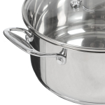 Набор посуды нерж, 6 пр, кастрюли 2.2,3.2,4.2 л, индукц, Катунь, Ника, KT-02В