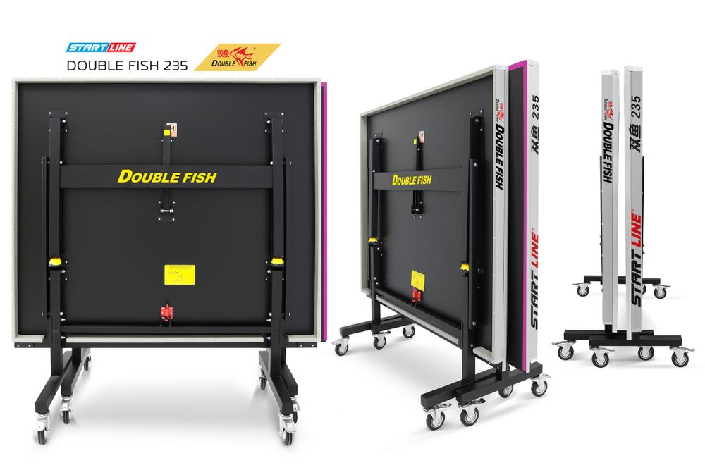 Стол теннисный Double Fish 235 черный
