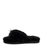 FLUFF FLIP FLOP II-black