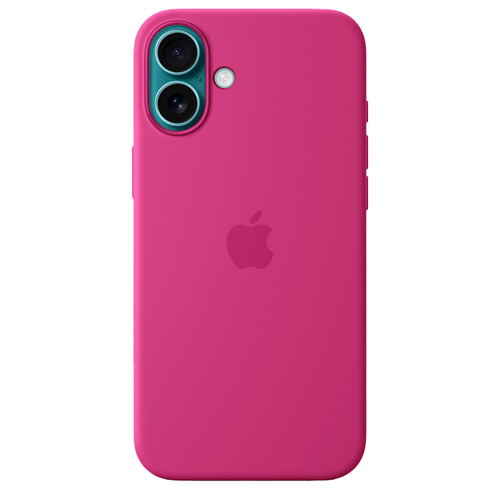 Силиконовый чехол с поддержкой MagSafe Apple Silicone Case для iPhone 16 Plus, Fuchsia (Фуксия)