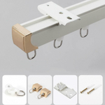 Карниз для штор, алюминиевый, потолочный и настенный монтаж