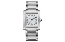 CARTIER TANK DE Automatic Mechanical Movement 30m Water Resistance Men"s Watches Watch 30.5mm 30.5mm Silver Dial