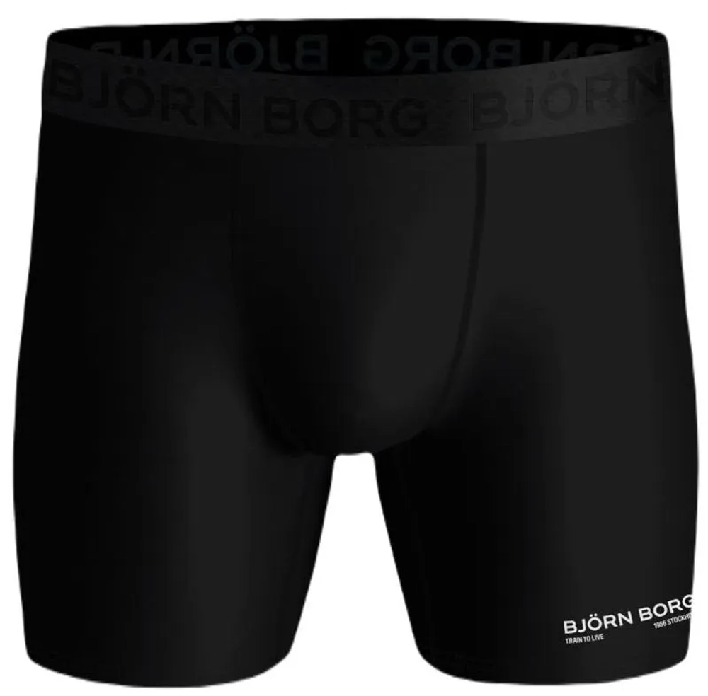 Боксерки теннисные Bj_rn Borg Performance Boxer 2P - black