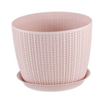 Кашпо ВЯЗАНИЕ D180мм 2,8л с поддоном