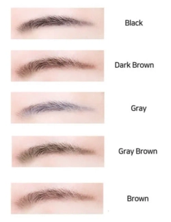 Anjo Professional Eyebrow Pencil Triangular Gray Треугольный карандаш для бровей серый, 1 шт
