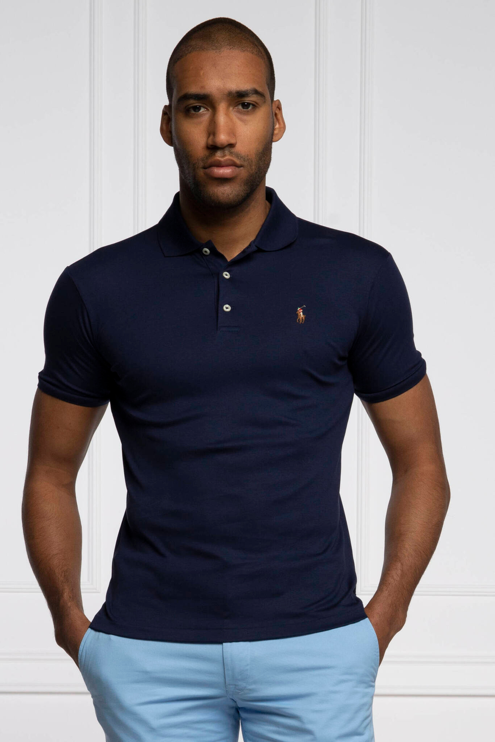 поло POLO RALPH LAUREN - темно-синий(710713130)