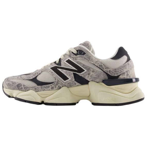 New Balance NB 9060 Беговые кроссовки Низкие Серый Черный Унисекс