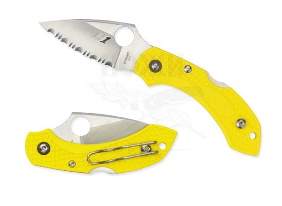Складной нож Spyderco Dragonfly 2 C28SYL2 c клинком из стали H1, рукоять FRN