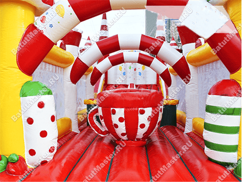 Коммерческий надувной батут "Клоуны повсюду"