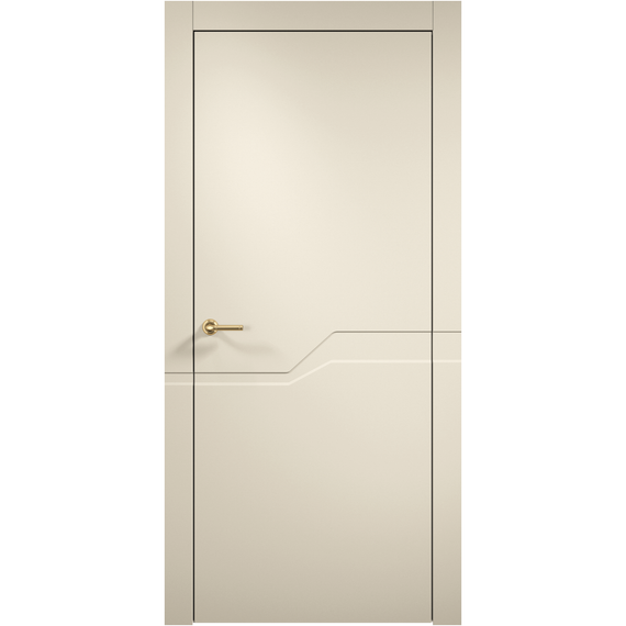Фото межкомнатной двери эмаль Дверцов Тиволи 5 цвет жемчужно-белый RAL 1013 глухая