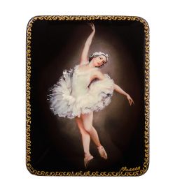 ШК-19/ 8-H Шкатулка в технике декупаж «Балет» (10х8х3,5)