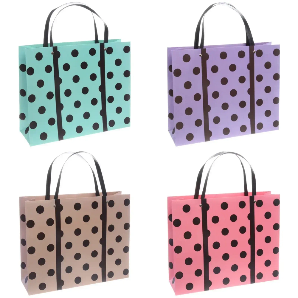 Пакет подарочный «Горох» 32*26*10 см