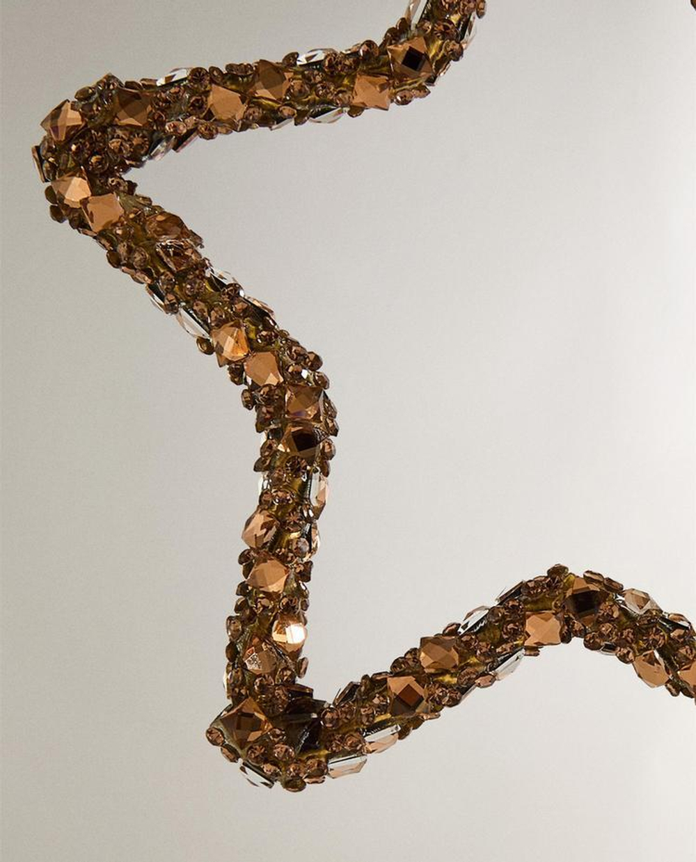 ZARA HOME ЗОЛОТИСТОЕ НОВОГОДНЕЕ УКРАШЕНИЕ «ЗВЕЗДА», ЗОЛОТИСТЫЙ