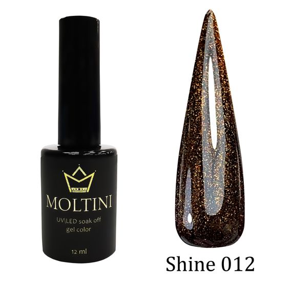 Гель-лак Moltini Shine 012, 12 ml