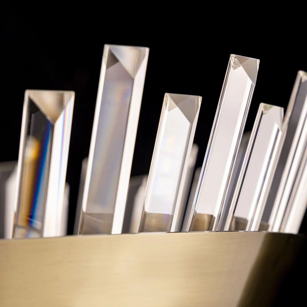 Citilux Вестерос CL307163 Люстра хрустальная потолочная Бронза