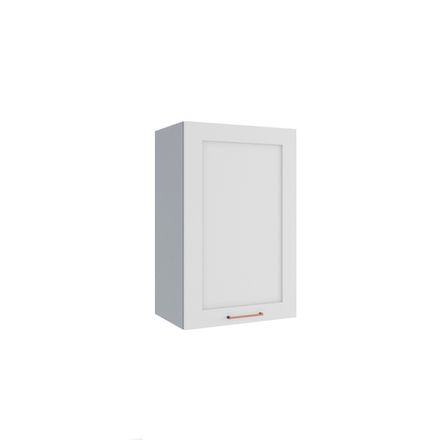 Кухня Модуль П 450 Квадро Белый кожа