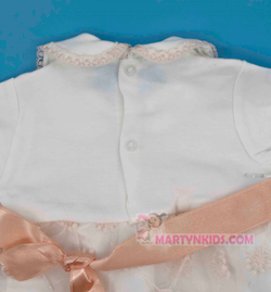 костюм Два бантика лямочки платье + штанишки 4641