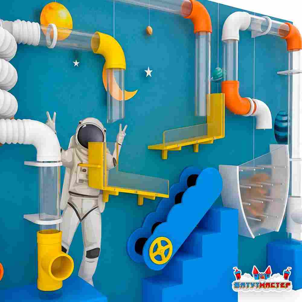 Пневмолабиринт детский «Космодром приключений», 2×1,5×1,8 м
