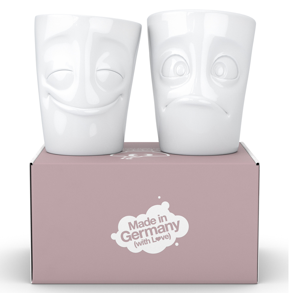 Набор кружек cheery & baffled, 350 мл, белый, 2 шт.