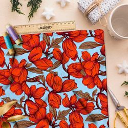 Ткань Барби цветочная элегия