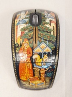 Мышь беспроводная, складная "Сказка о царе Салтане" N4