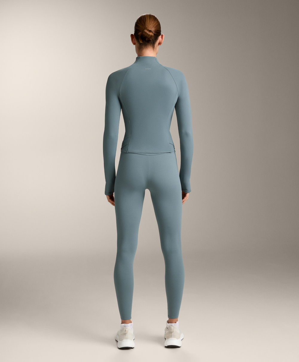 Oysho Легкая и теплая высокотехнологичная куртка, синевато-серый