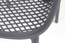 "Беллини" стул пластиковый, цвет темно-серый