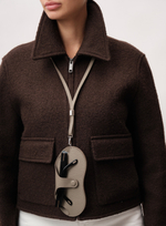 Футляр для очков / очечник DBR 15-82 серо-коричневый