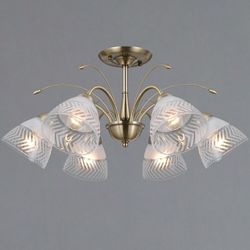 Люстра на штанге ILLUMICO AREZZO IL0594-6CSQ-25 AB AREZZO