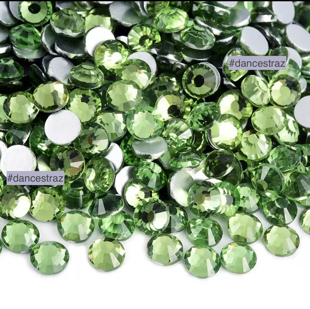 Стразы клеевые, Light Peridot, P08, SS16, 1440, (F2)