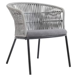 Лаунж-кресло Haugen, темно-серое/светло-серое