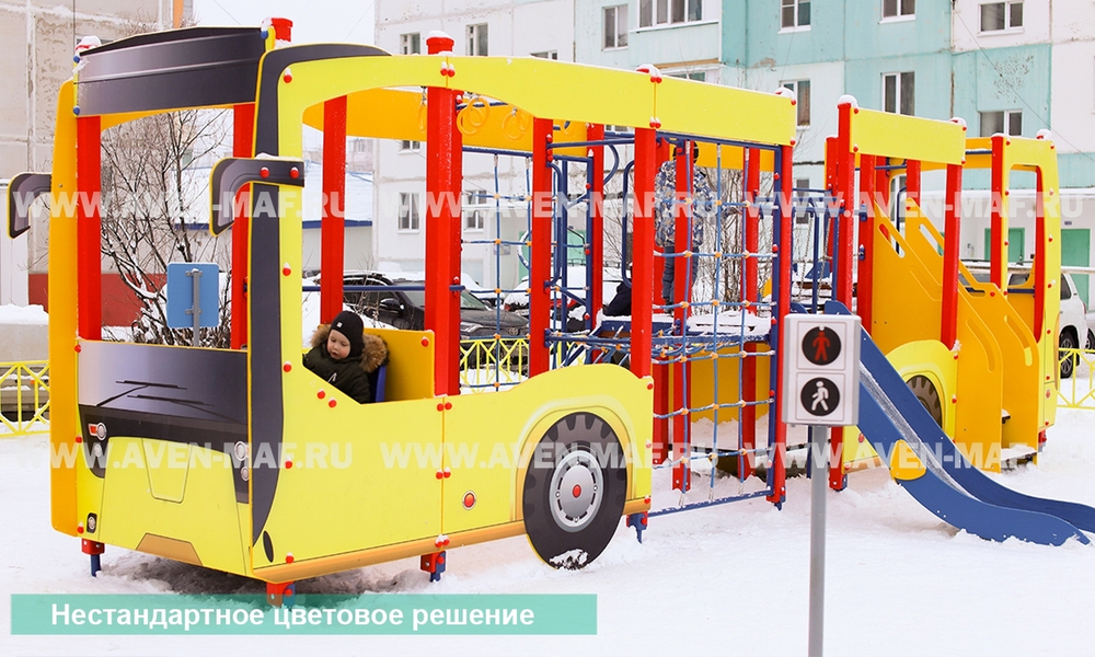 Игровой комплекс Электробус НЕФАЗ