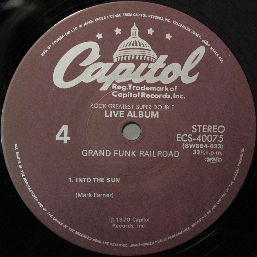 Grand Funk Railroad / Live Album (2LP)