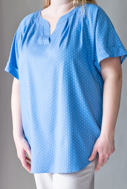 Блузка 3275ВП, горох #364Гк093275ВП