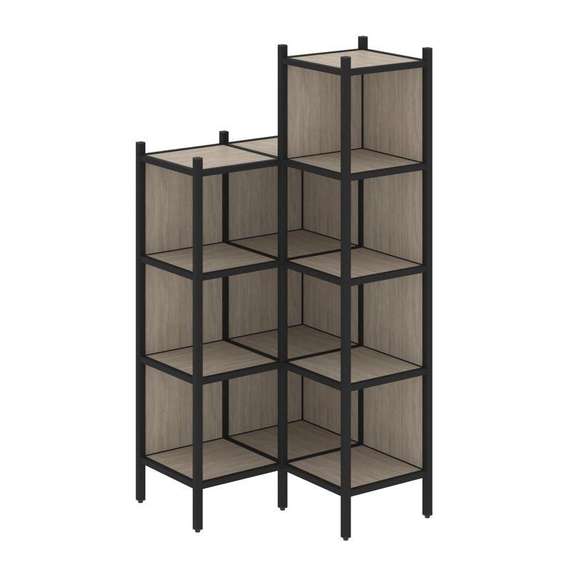 Лофт Угловой внутренний стеллаж VR.L-38  862*862*1869