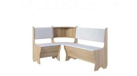 Угол кухонный Комфорт сонома белый