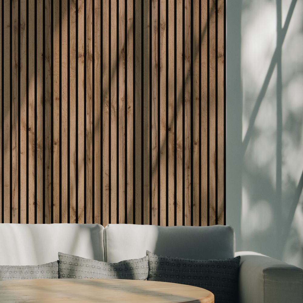 Панель Стеновая Акустическая Stella Trend Light Пекан 2780х600х21 (упак. 1шт.)