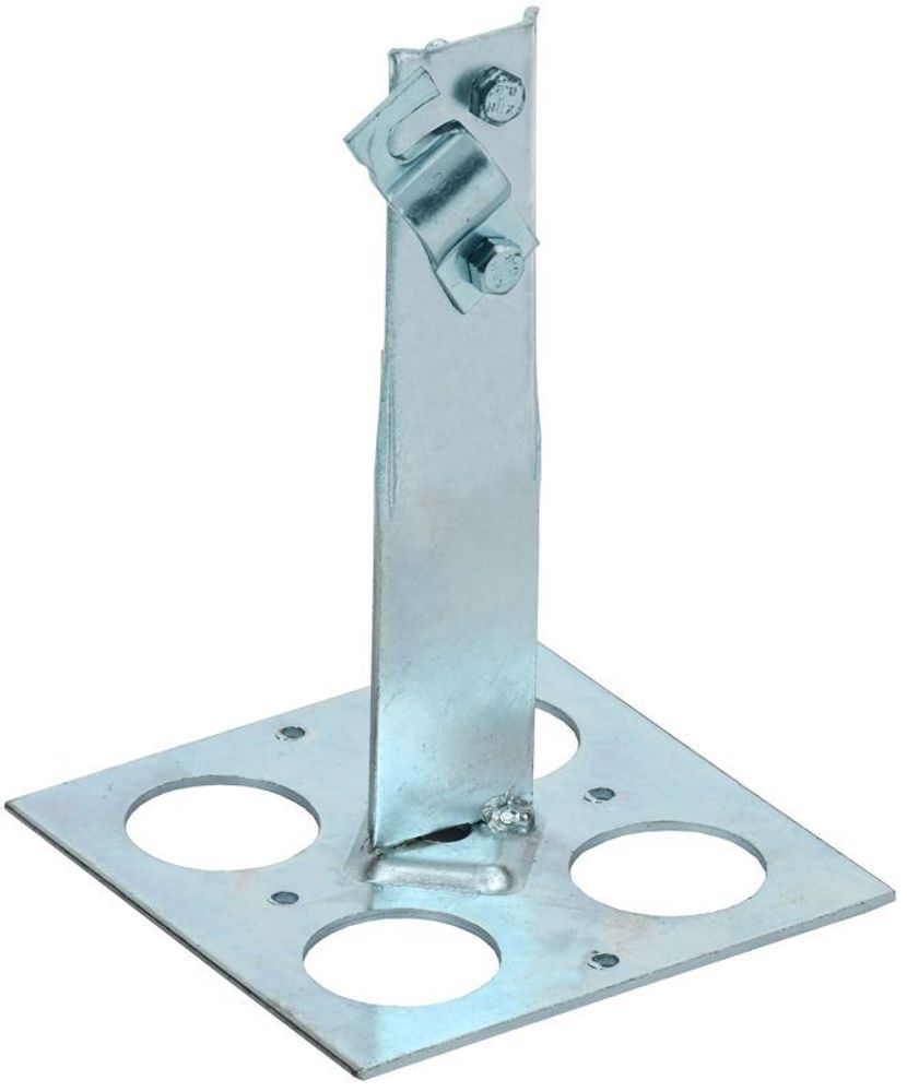 Держатель проводника круглого 6-10мм винт. плоск. кровля H=150мм оцинк. сталь HDZ IEK ZDP85-14-1-16-150