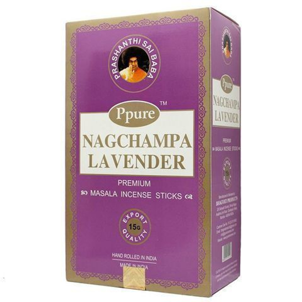 Ppure Nag Champa Lavender Благовоние-масала Лаванда, 15 г