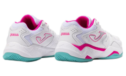 Детские Кроссовки теннисные  Joma Master 1000 Junior 2504 Clay - white/fuchsia
