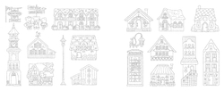 [Vol.1] A Lovely City with Bears Coloring Book