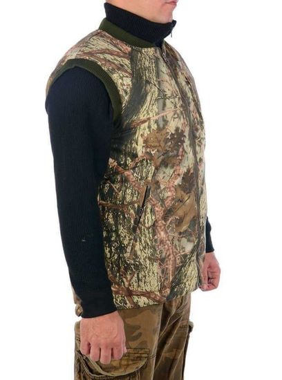 Охотничий жилет с подогревом RedLaika RL-H-03 (Серый каштан) (С греющим комплектом 6-22 часа 4400 мАч)