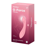 Розовый вибромассажер 19см Satisfyer G-Force 4048628