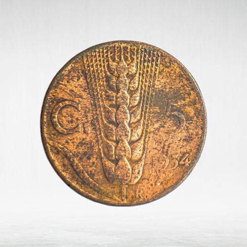Italy 5 Centesimi 1934 R "Victor Emmanuel III", F
