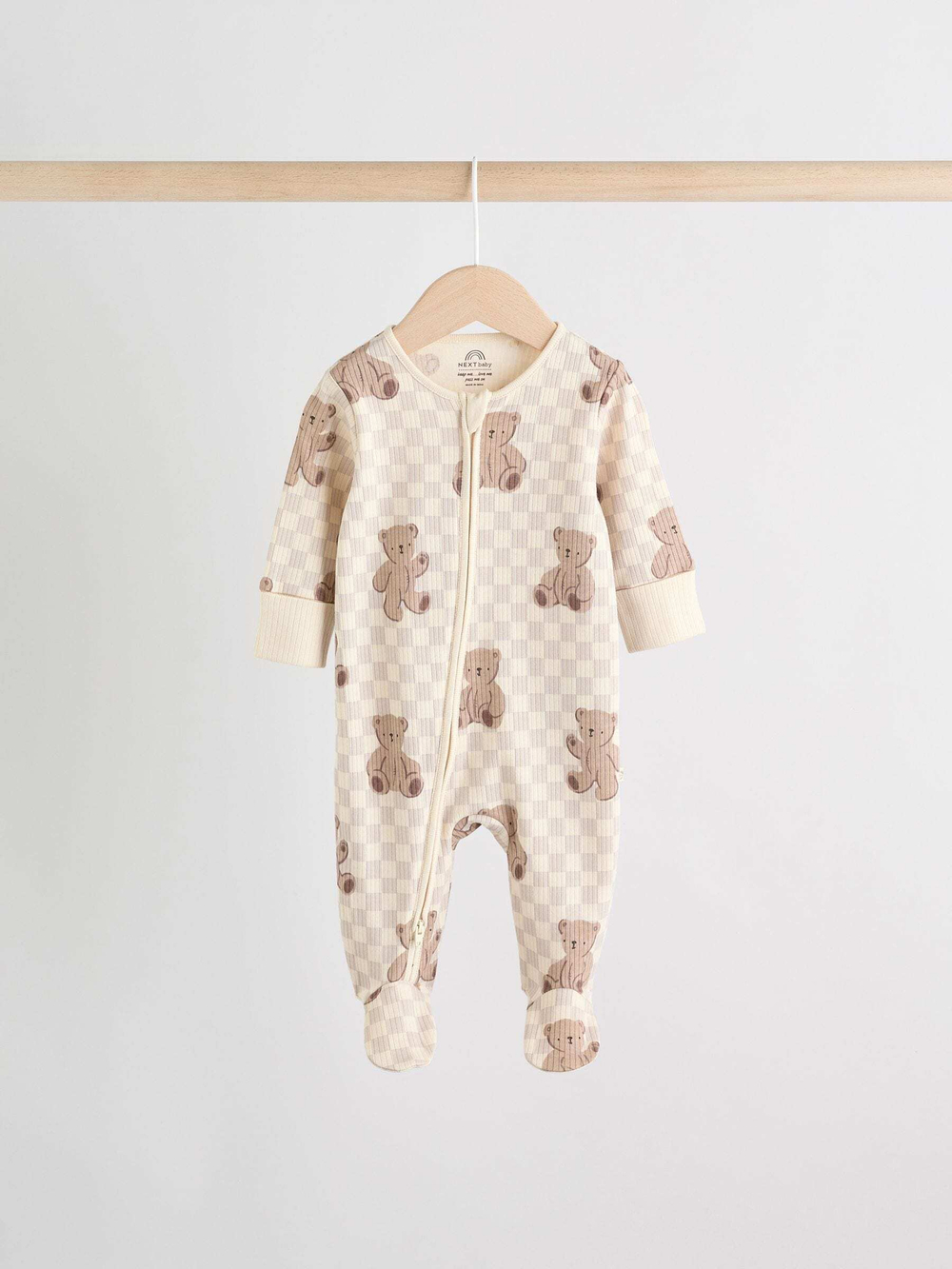Комбинезон / Слип для малышей Next AW3-055, 4 шт., Коричневый, Молочный