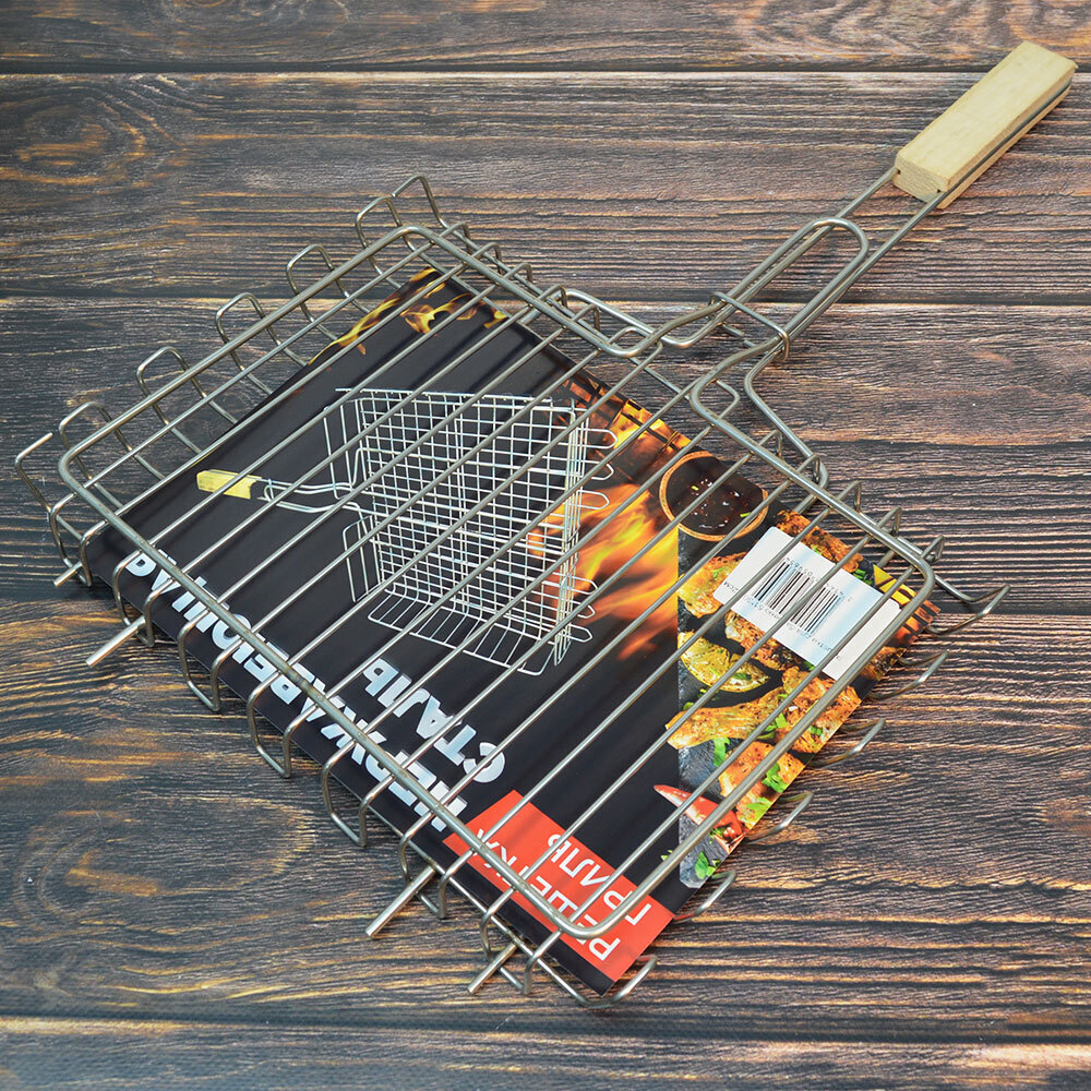 Решетка-гриль 30*22*2,5см нерж