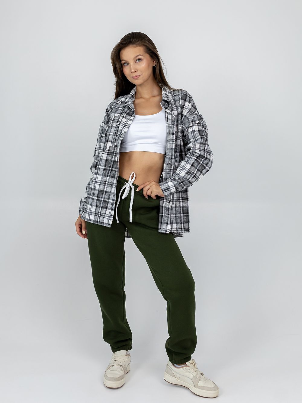 С-335-2 Рубашка в клетку ВАРЁНКА