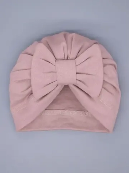 Чалма осенняя детская с бантиком