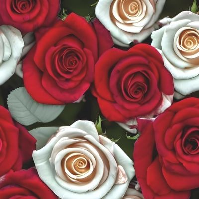 Flowers Pattern #6 Roses