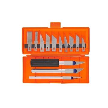 Набор резцов по дереву SPARTA пластмассовые ручки,13 штук 246165